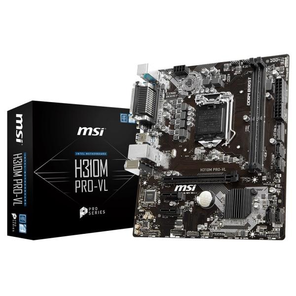 Main MSI H310M PRO-VL (Chipset Intel H310/ Socket LGA1151/ VGA onboard)