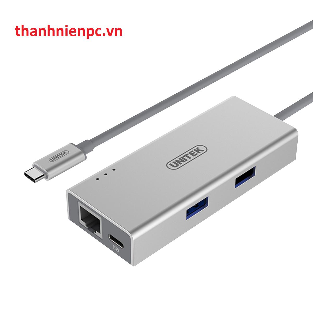 USB3.1 Type-C Aluminium Multiport Hub with Power Delivery