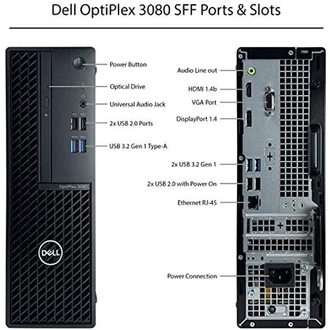 Máy tính để bàn Dell OptiPlex 3080 SFF XCTO (3080SFF-10505-8GSSD)