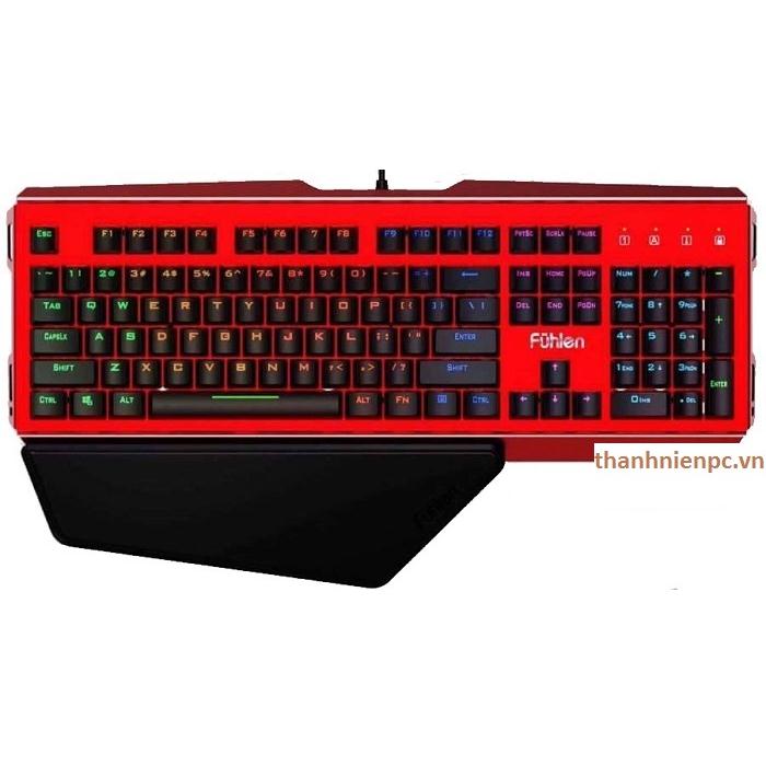 Keyboard Fuhlen A Arbiter Mechanical Blue Switch Red