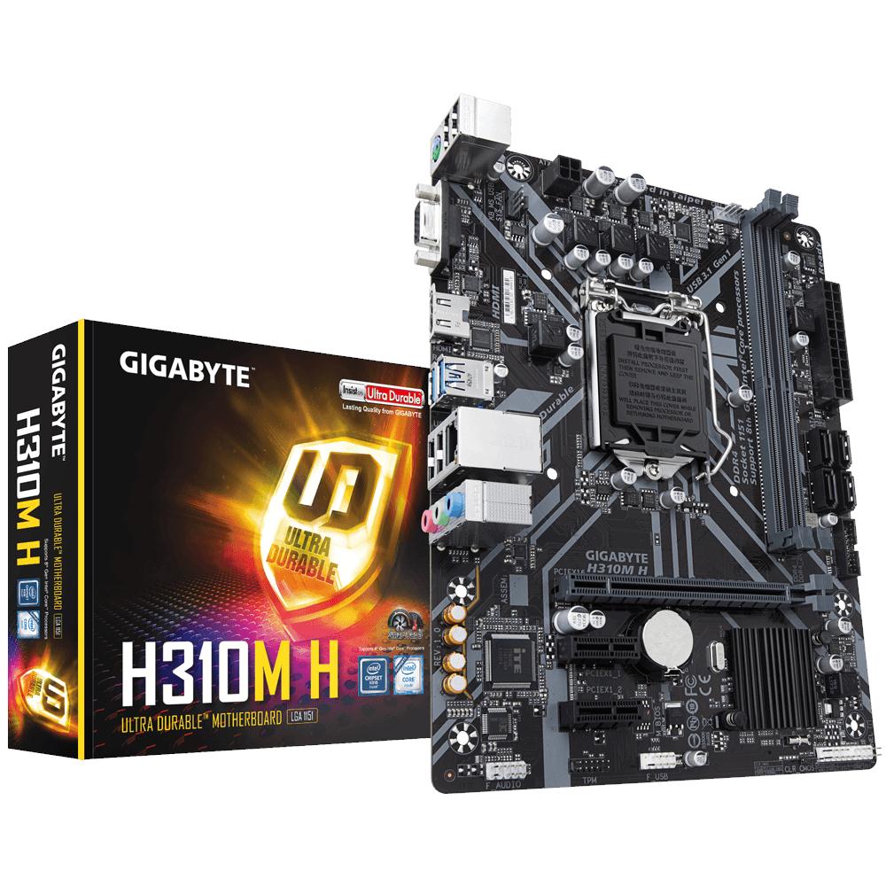 Main Gigabyte H310M-H (Chipset Intel H310/ Socket LGA1151/ VGA onboard)