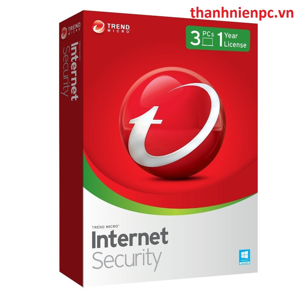 PM diệt virut Trendmicro Internet security (1PC/12T)