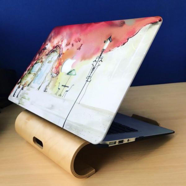 CASE MACBOOK NGÔI NHÀ MÀU SẮC