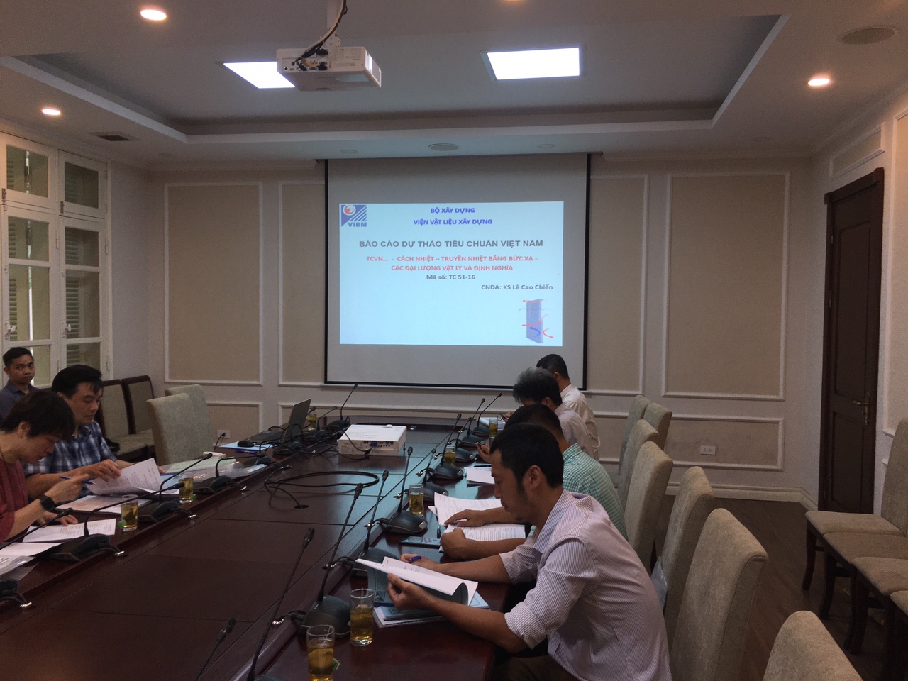 ĐẠI DIỆN TT THÍ NGHIỆM VÀ KIỂM ĐỊNH CÔNG TRÌNH – CONINCO  THAM GIA HỘI ĐỒNG KHCN CHUYÊN NGÀNH BỘ XÂY DỰNG NGHIỆM THU DỰ THẢO TIÊU CHUẨN VIỆT NAM