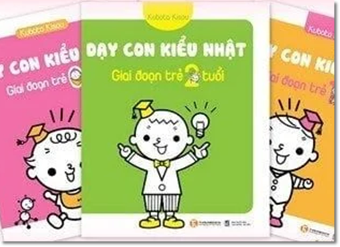 Bộ sách ba tập Dạy con kiểu Nhật - của Kubota Kisou