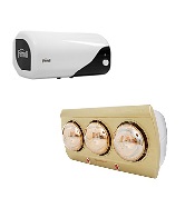 Bình nóng lanh, đèn sưởi, đồ điện trong toilet