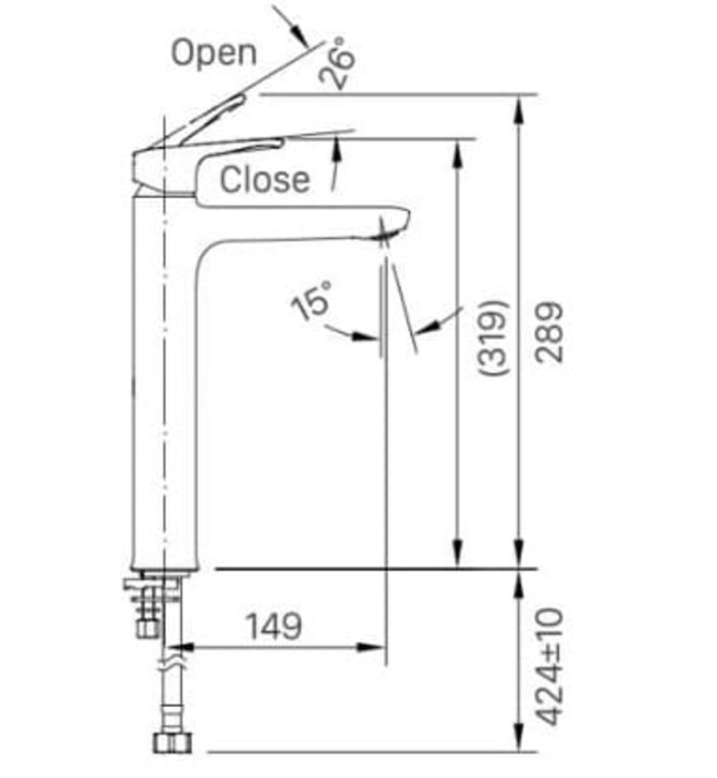 Vòi Chậu Rửa Lạnh Inax LFV-22SH