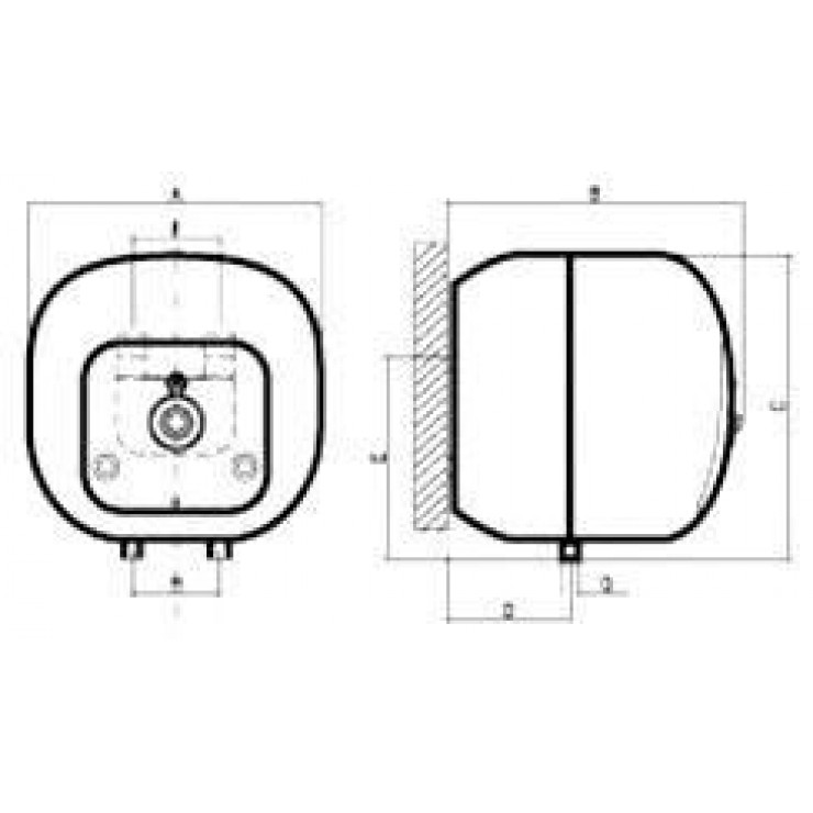 Bình Nước Nóng Ferroli Cubo E 30L