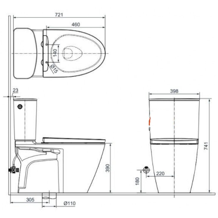 Bàn Cầu INAX ACT-602VN