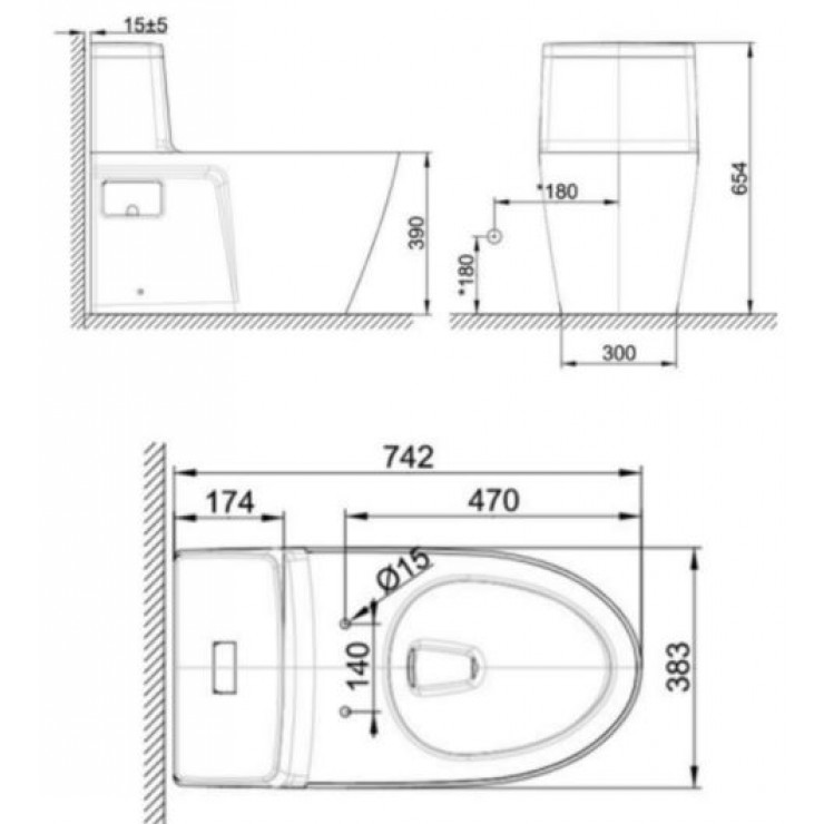 Bồn Cầu American Standard VF-1808ET