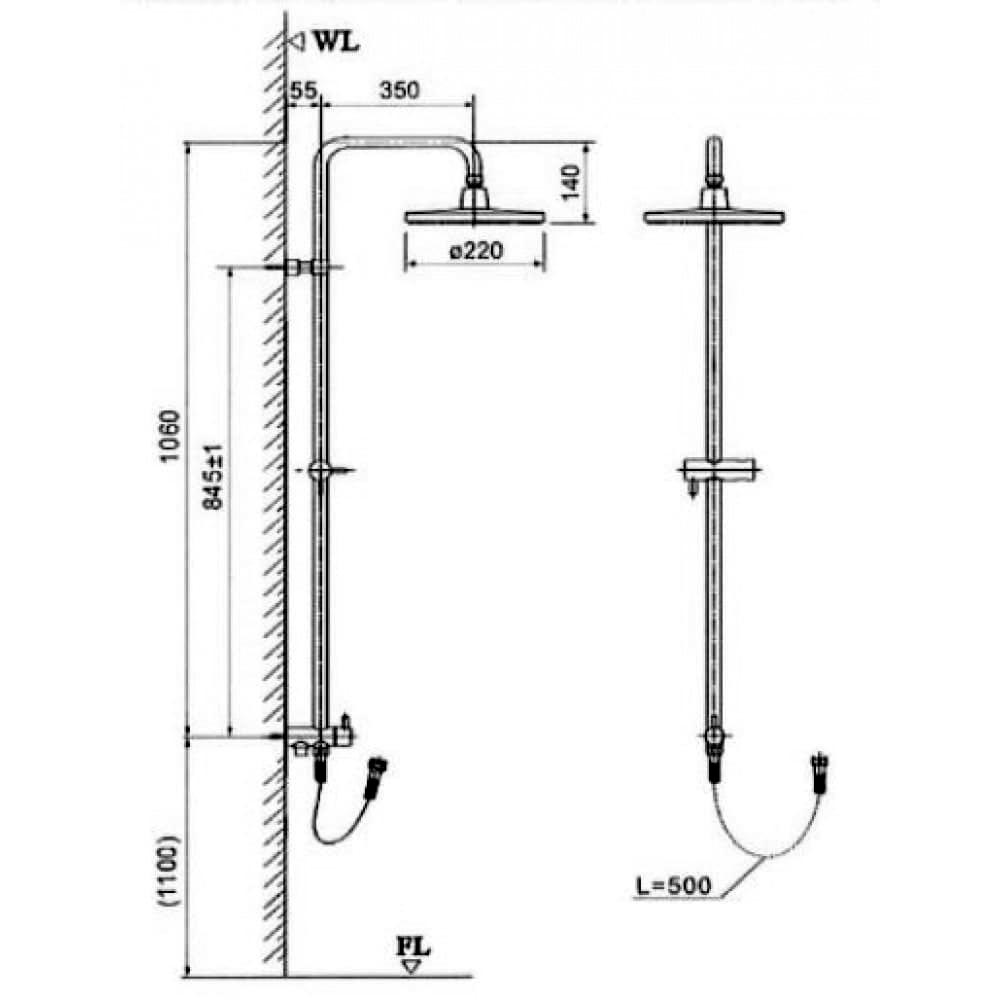 Thân Sen Cây INAX BFV-CL2
