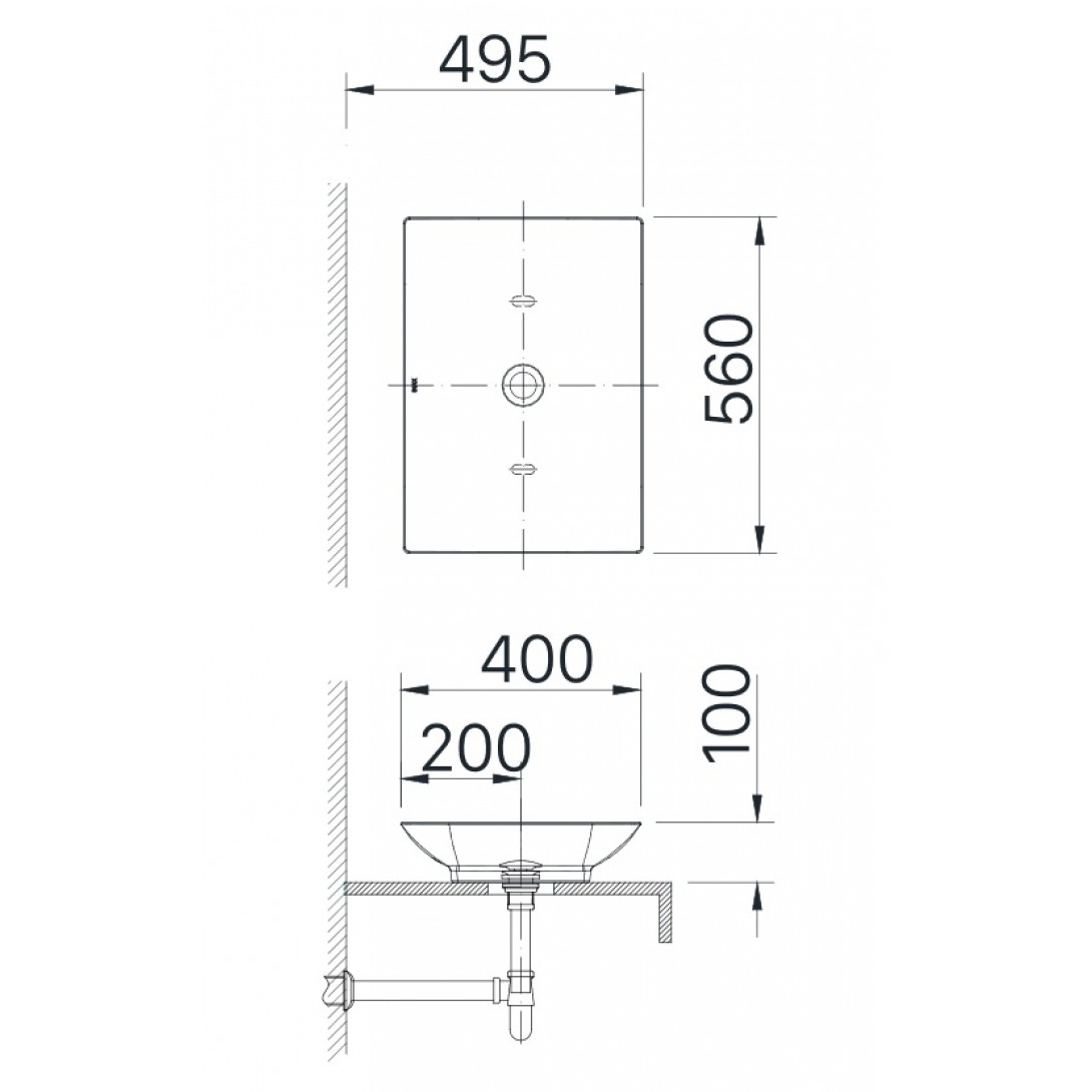 Chậu Rửa Lavabo Inax AL-S610V AquaCeramic