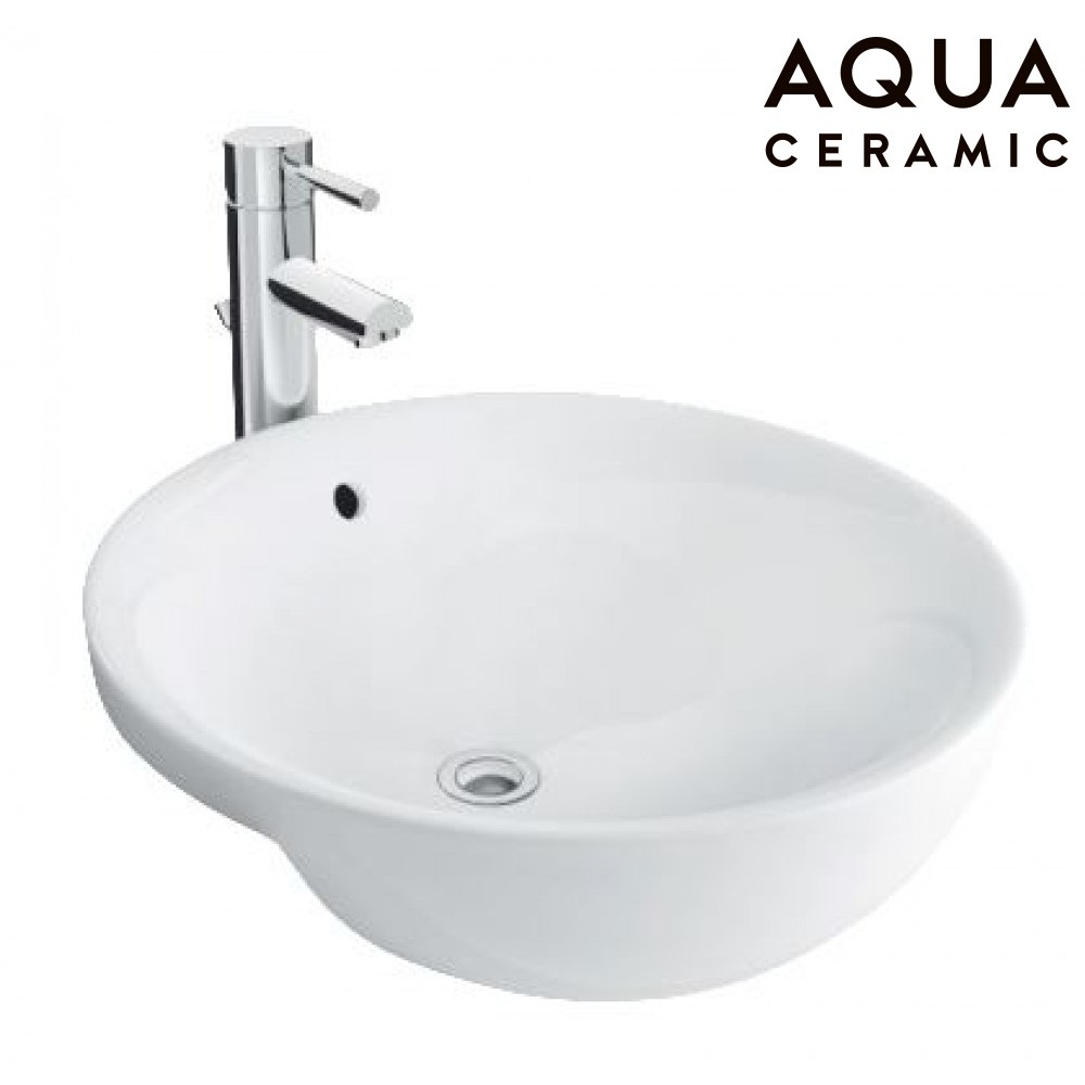 Chậu Lavabo Inax AL-333V, Chậu bán âm tròn