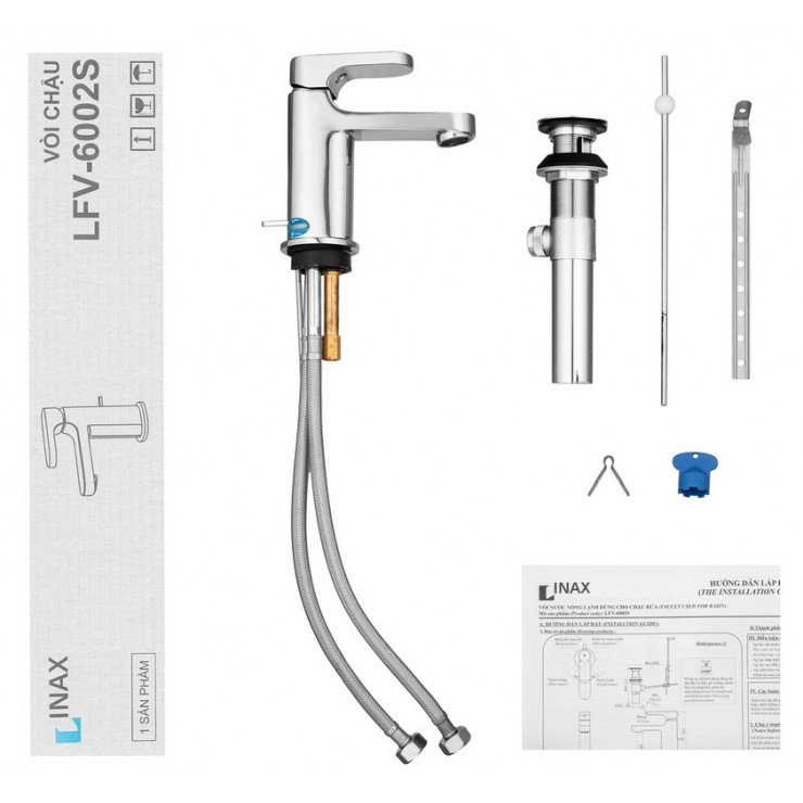 Vòi Chậu rửa mặt Inax LFV-6002S