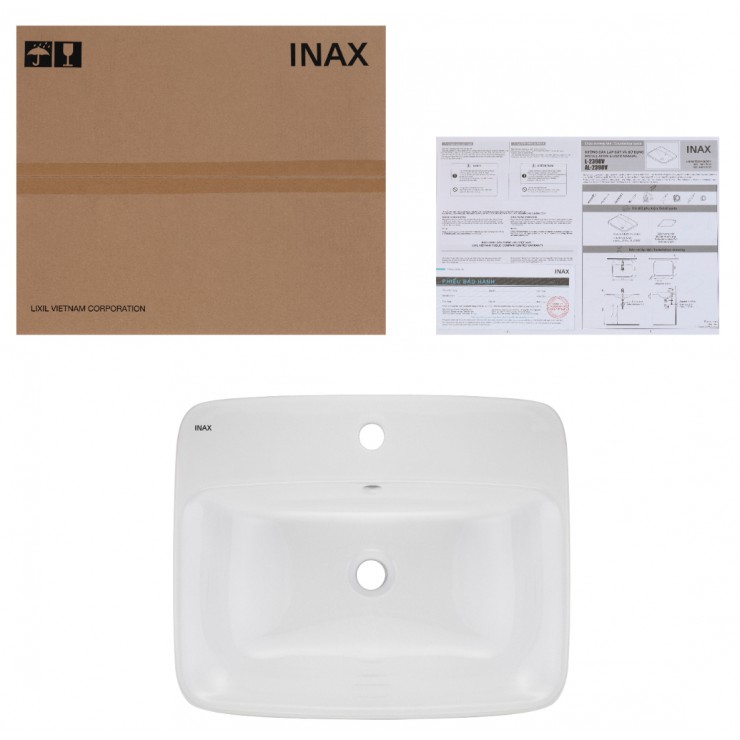Chậu Rửa Lavabo Inax L-2398V(EC/FC)