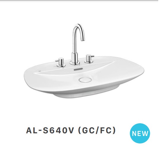 Chậu Rửa Lavabo Inax AL-S640V(GC/FC) Aqua Ceramic INAX