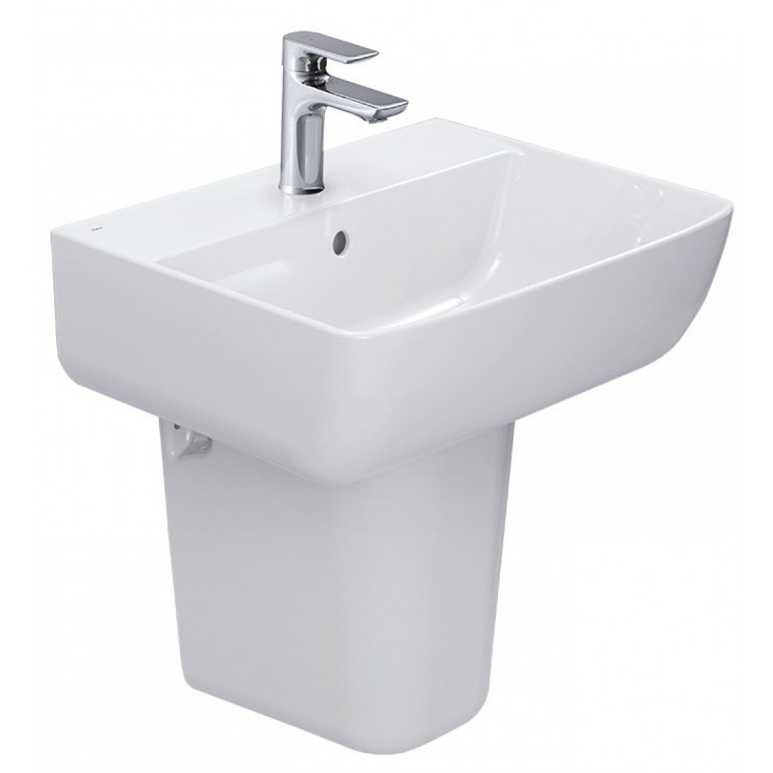 Chậu Treo Tường Chân Ngắn Inax L-312V kèm Chân chậu ngắn L-298VC