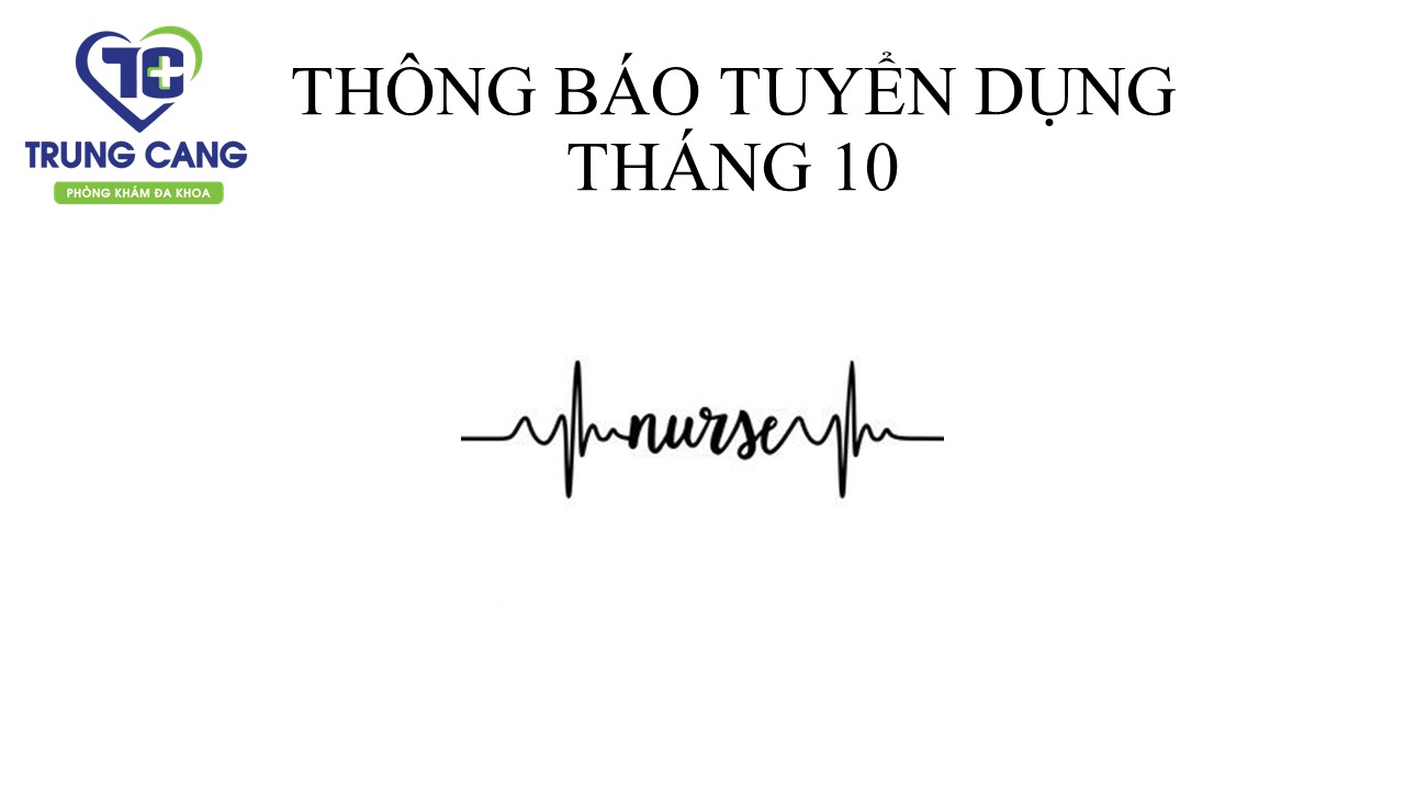 THÔNG BÁO TUYỂN DỤNG THÁNG 10