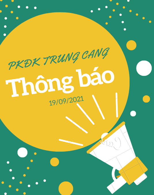 PHÒNG KHÁM ĐA KHOA TRUNG CANG THÔNG BÁO