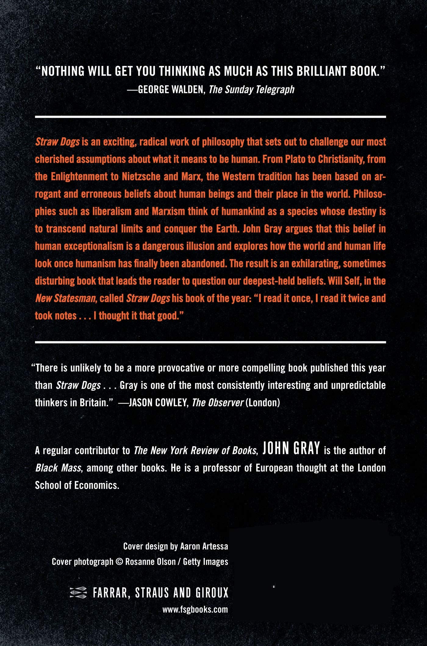 Straw Dogs Thoughts on Humans and Other Animals HIỆU SÁCH NGOẠI VĂN