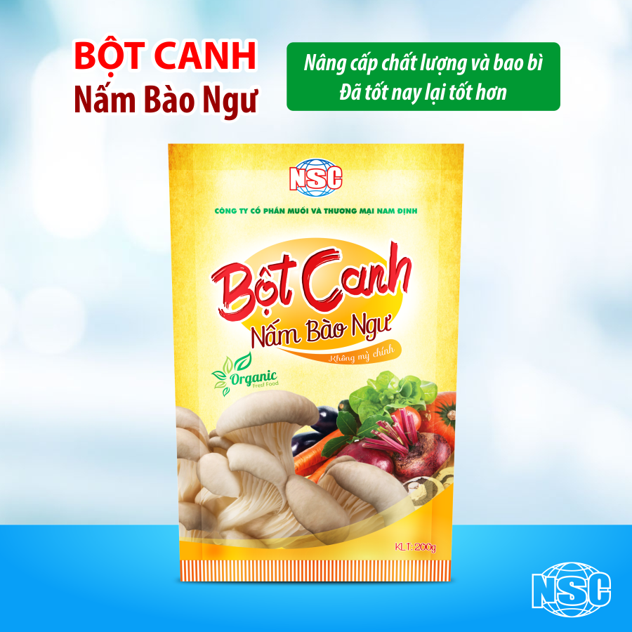 BỘT CANH NẤM BÀO NGƯ - Nâng cấp chất lượng và bao bì (đã tốt nay lại tốt hơn)