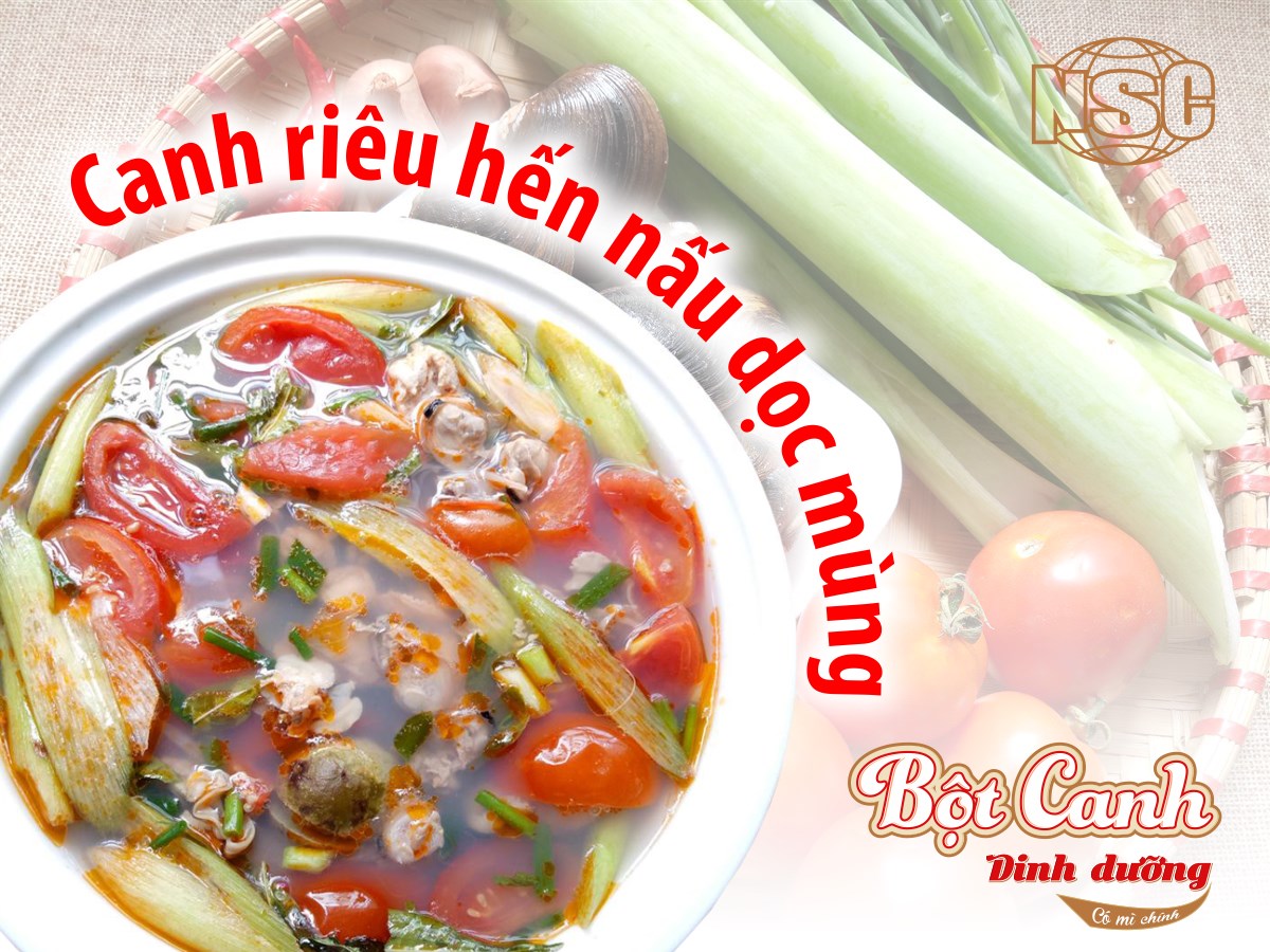 CANH RIÊU HẾN NẤU DỌC MÙNG ĂN VỚI RAU SỐNG THÌ CÒN GÌ BẰNG