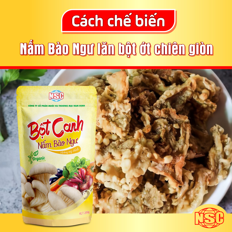 Cách làm món nấm bào ngư chiên giòn rụm