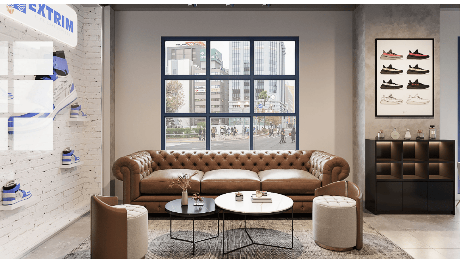 Cửa Hàng Giày Extrim Q7 -Thiết Kế Nội Thất Hiện Đại.