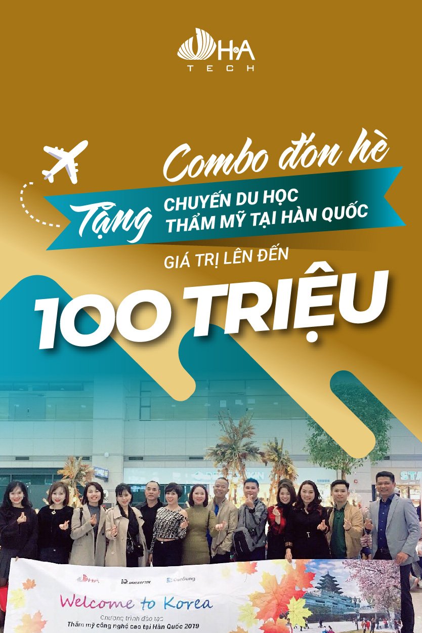 Chương trình Du lịch kết hợp đào tạo thẩm mỹ tại Hàn Quốc khi mua máy thẩm mỹ tại H&A