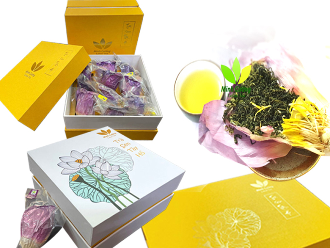 Trà bông sen sấy khô ra mắt thị trường Tết Trà bông sen sấy khô ra mắt thị trường Tết