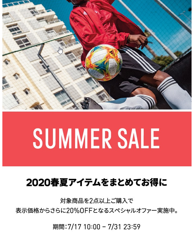 Adidas Nhật Summer sale đến 31/7-off extra 20%