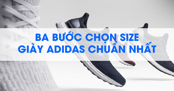 3 Bước để chọn size giày adidas chính hãng