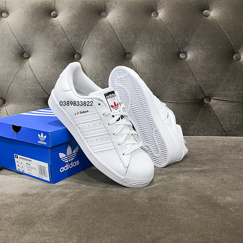 1 Giày Adidas Superstar MFT H67744 Trắng