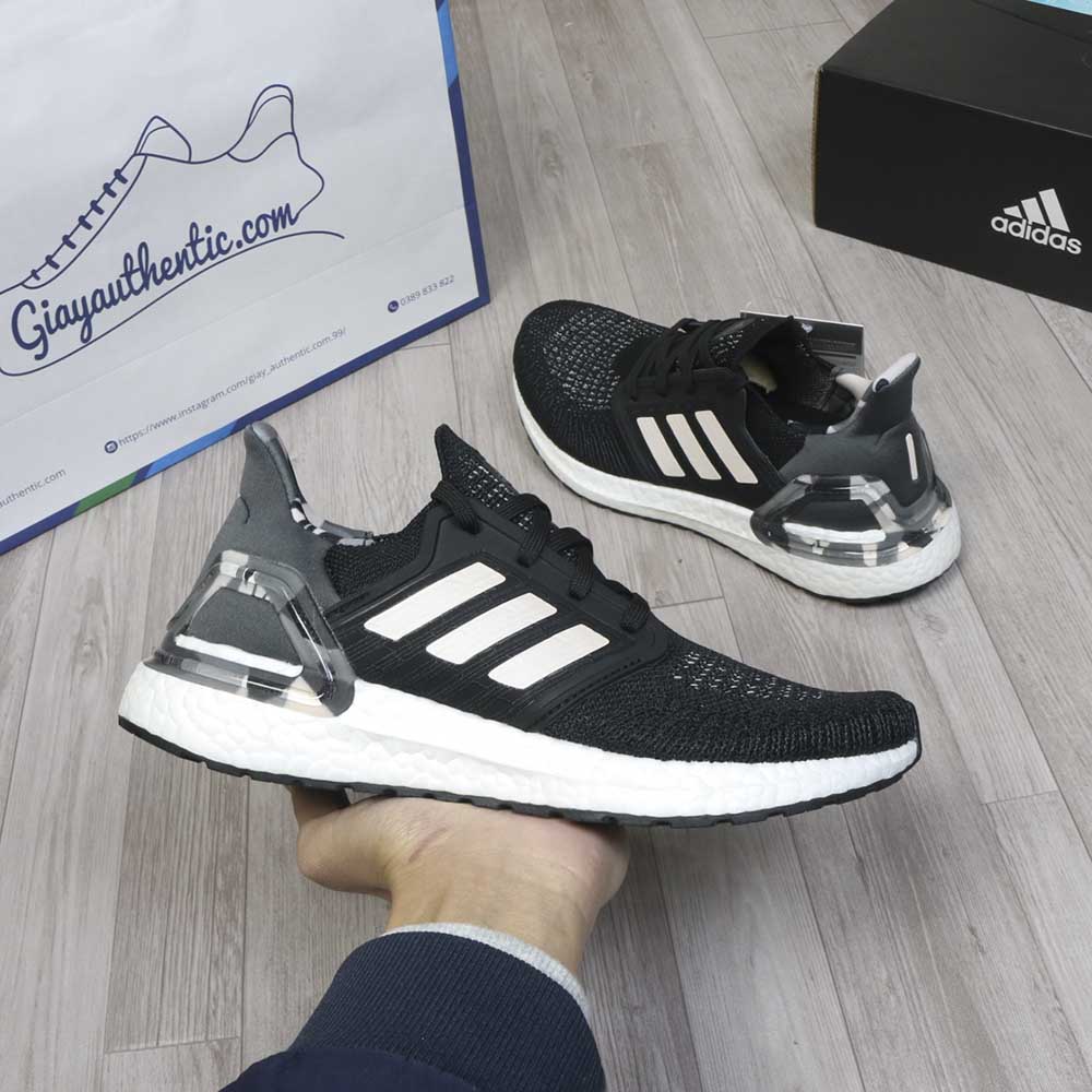 1 Ảnh thật giày nữ Adidas chính hãng Ultraboost 20 Đen FV8349