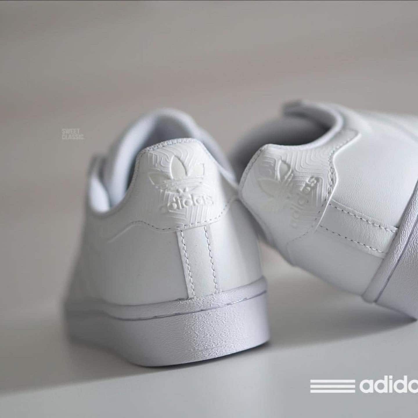 3 ảnh thật Superstar màu trắng H00201 - Adidas chính hãng