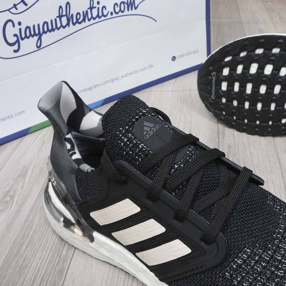 3 Ảnh thật giày nữ Adidas chính hãng Ultraboost 20 Đen FV8349