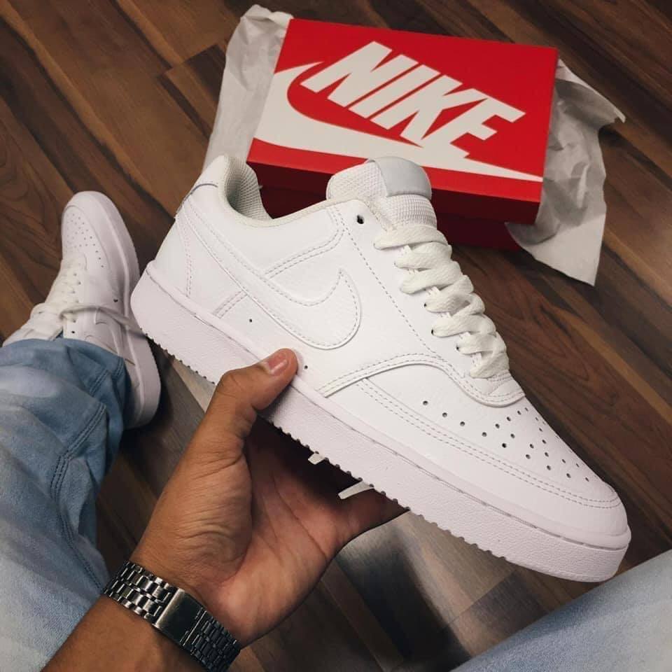 Già y chÃnh hãng Nike Court Vision CD5435-100 mà u trắng - Già y Authentic