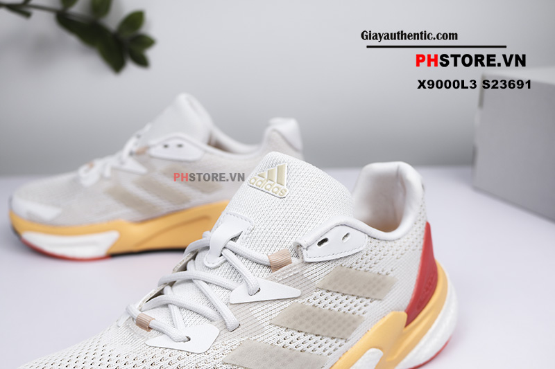 ảnh chi tiết trên giày Adidas X9000L3 trắng S23691
