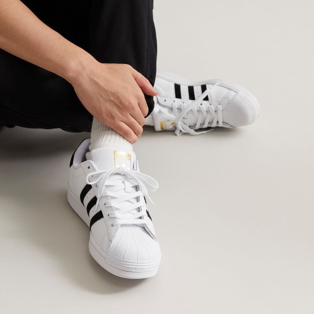 ảnh thật Giày Adidas Superstar trắng GX3775