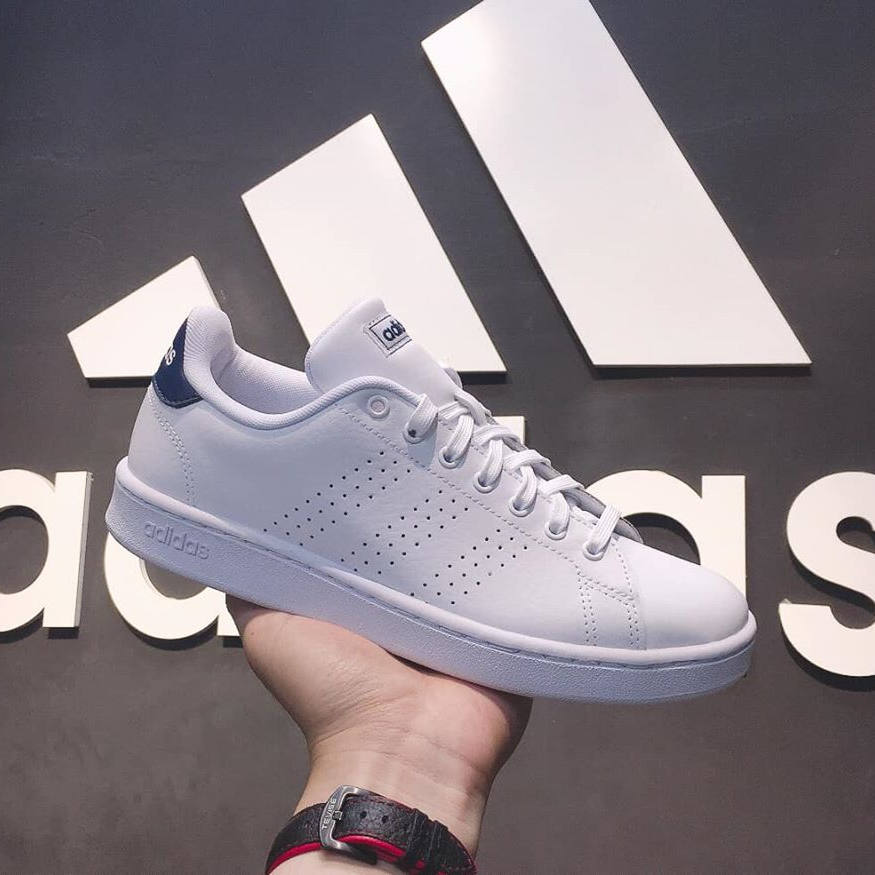 Giày sneaker tr?ng sales n? neo advantage clean