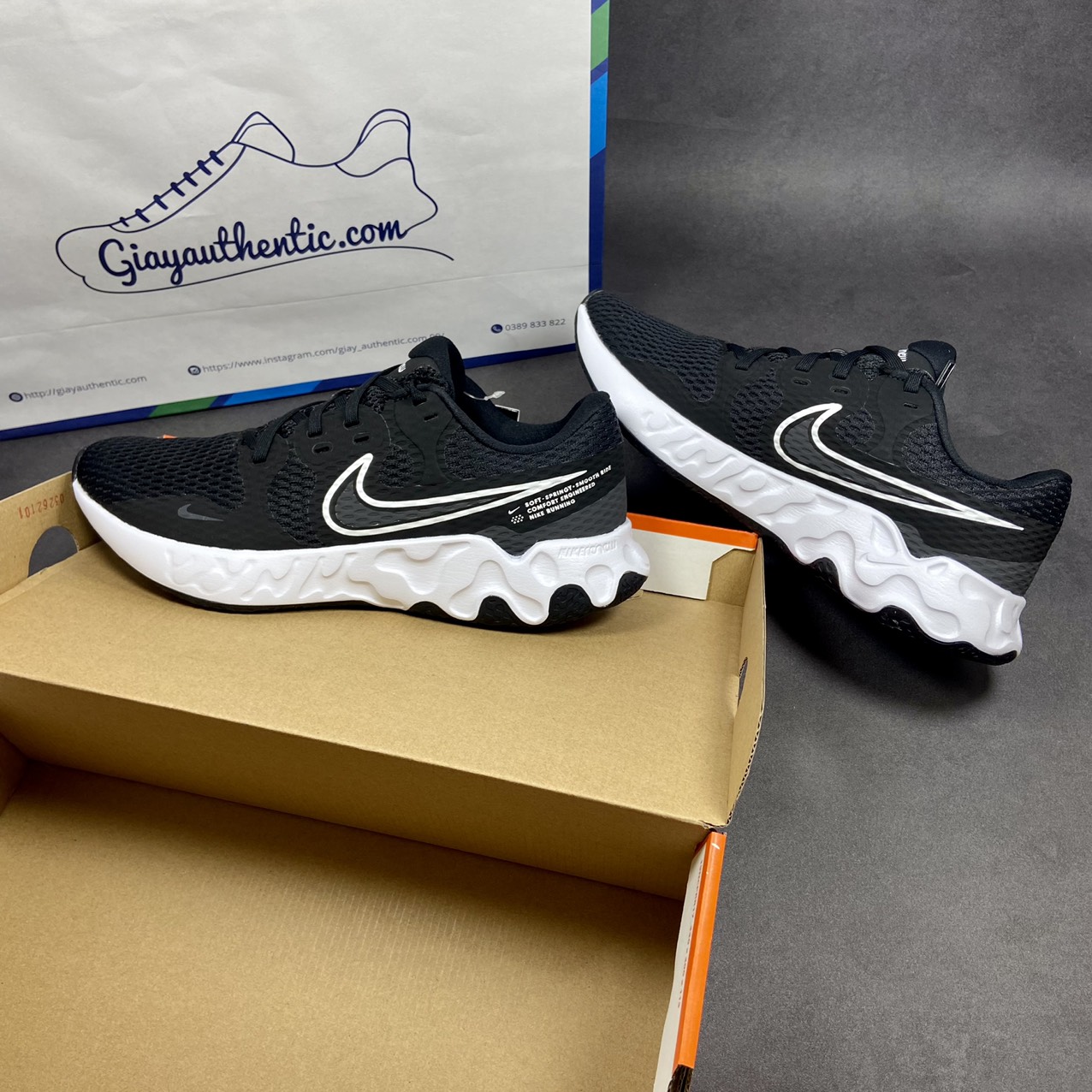 Già y Nike chÃnh hãng Renew Ride 2 CU3507 004 - Già y Authentic