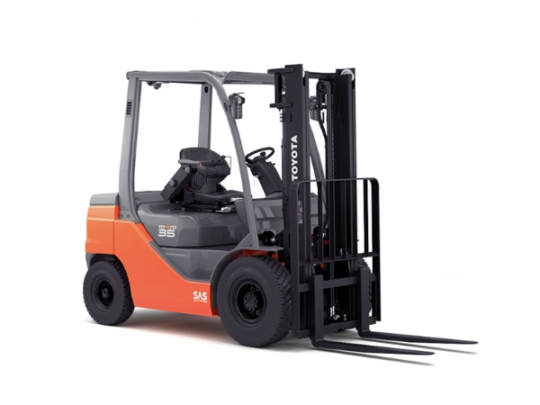 Xe nâng dầu phù hợp cho các công việc ngoài trời