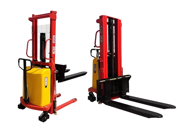 Xe nâng bán tự động