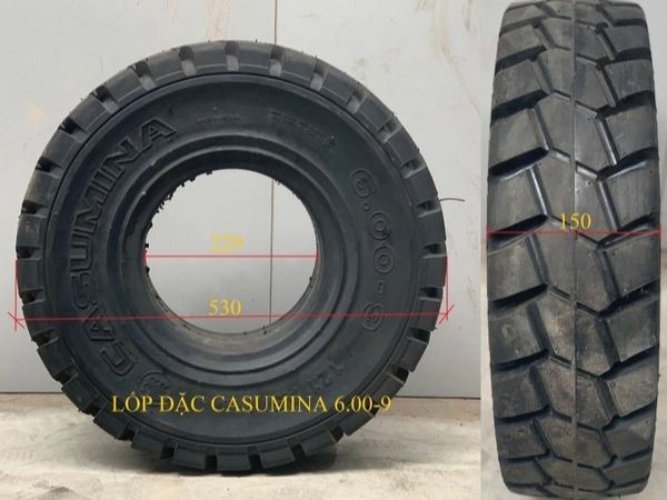 Thông số lốp xe nâng được thể hiện qua các ký hiệu in trực tiếp trên lốp
