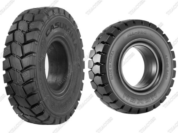 Vị trí in thông số trên lốp xe nâng
