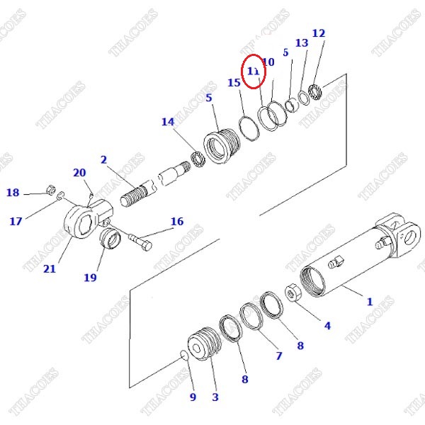 Căn đệm 3EA-64-23250 (Kit K17)