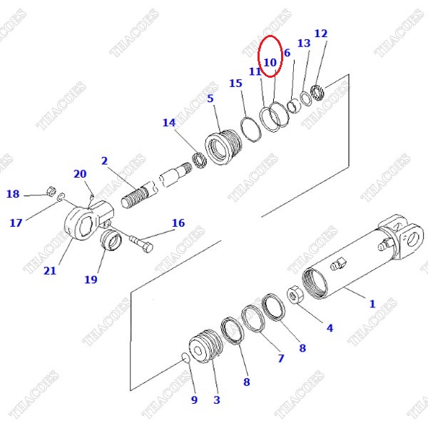 Vòng đệm Oring 07000-12055, 07000-02055 (Kit K17)