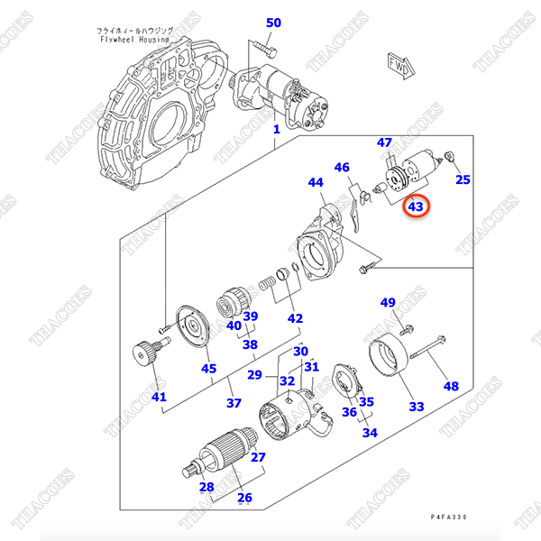 Rơ le đề YM129900-77280; YM129900-77590; YM129900-77591 (Magnet)