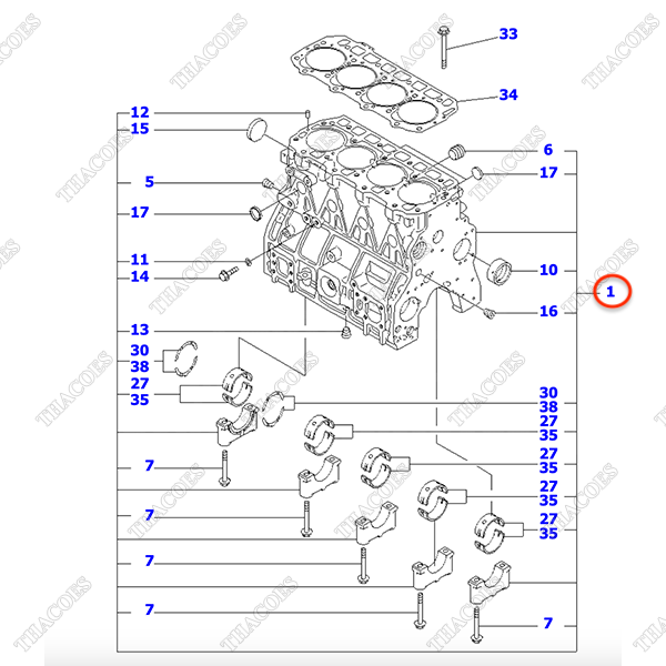 Lốc (block) YM729904-01560