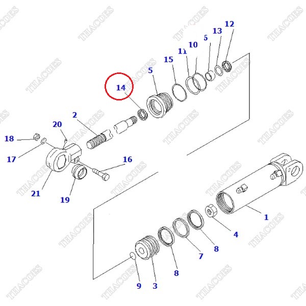 Phớt bụi 3EA-64-43160 (Kit K17)